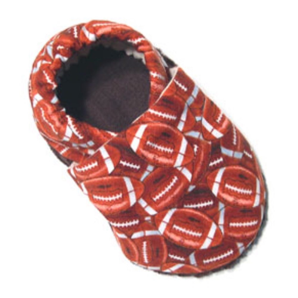 NWT Kaya’s Kloset Football Baby Shoes